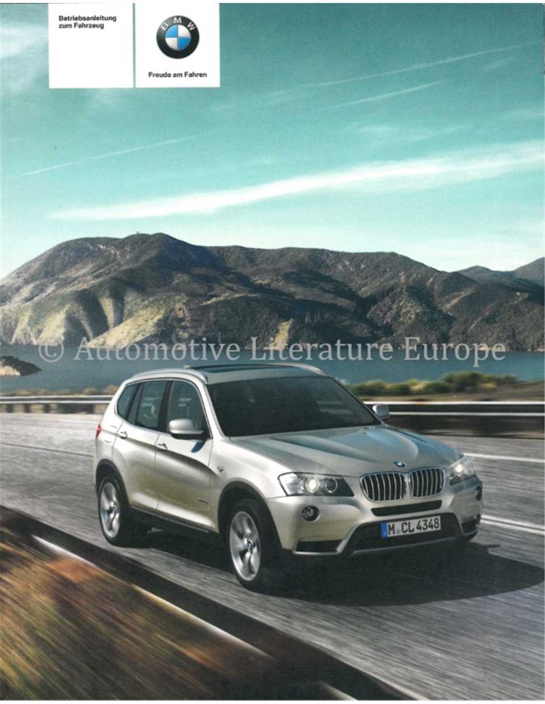 2011 bmw x3 owners manual