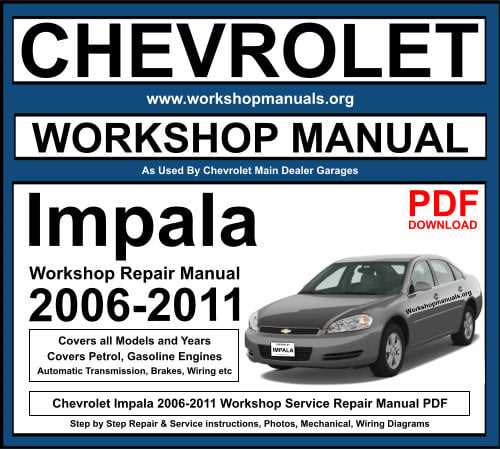 2011 impala owners manual