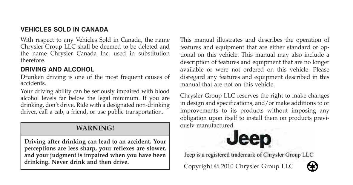 2011 jeep grand cherokee owners manual