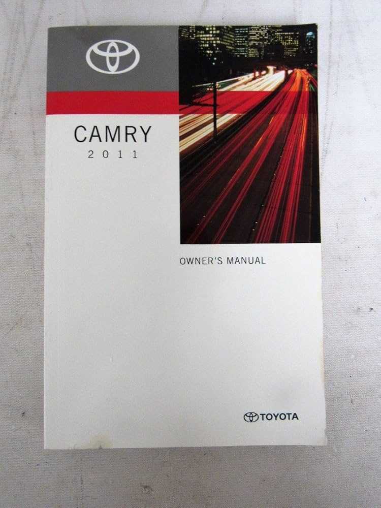 2011 toyota camry owners manual