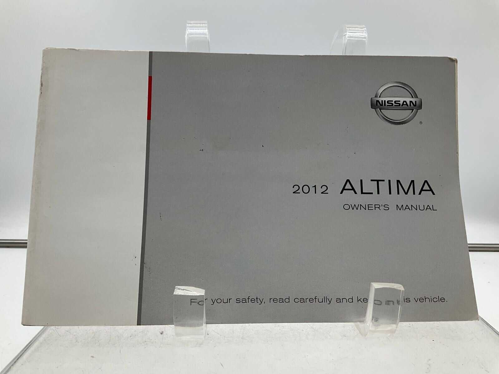 2012 altima owners manual