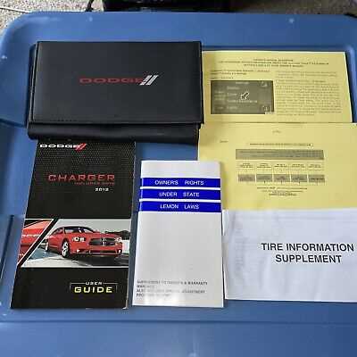 2012 dodge charger se owners manual