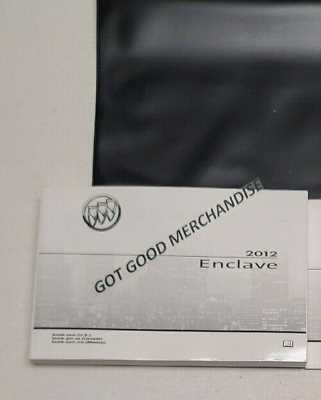 2012 buick enclave owners manual