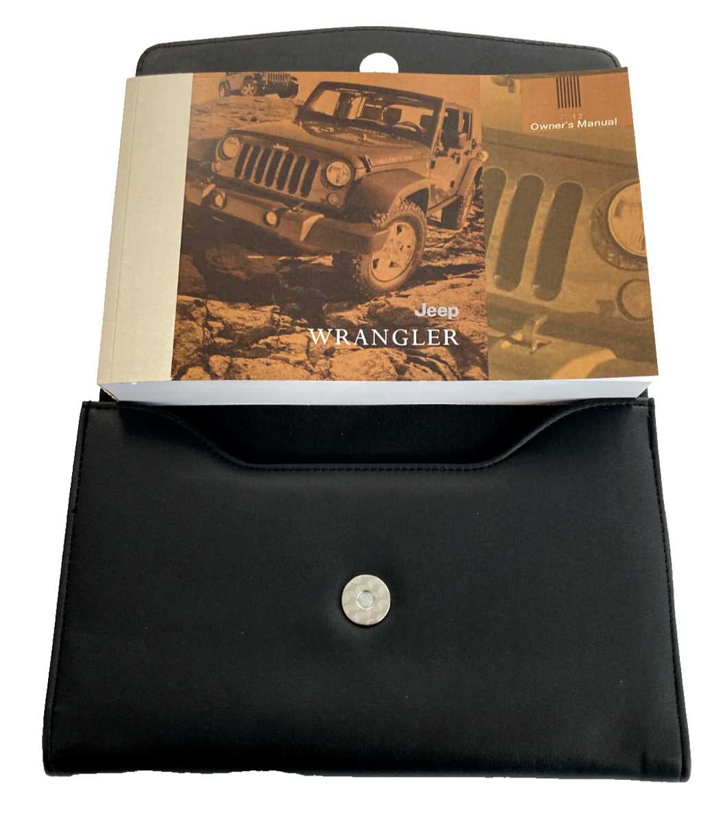 2012 jeep wrangler sport owners manual