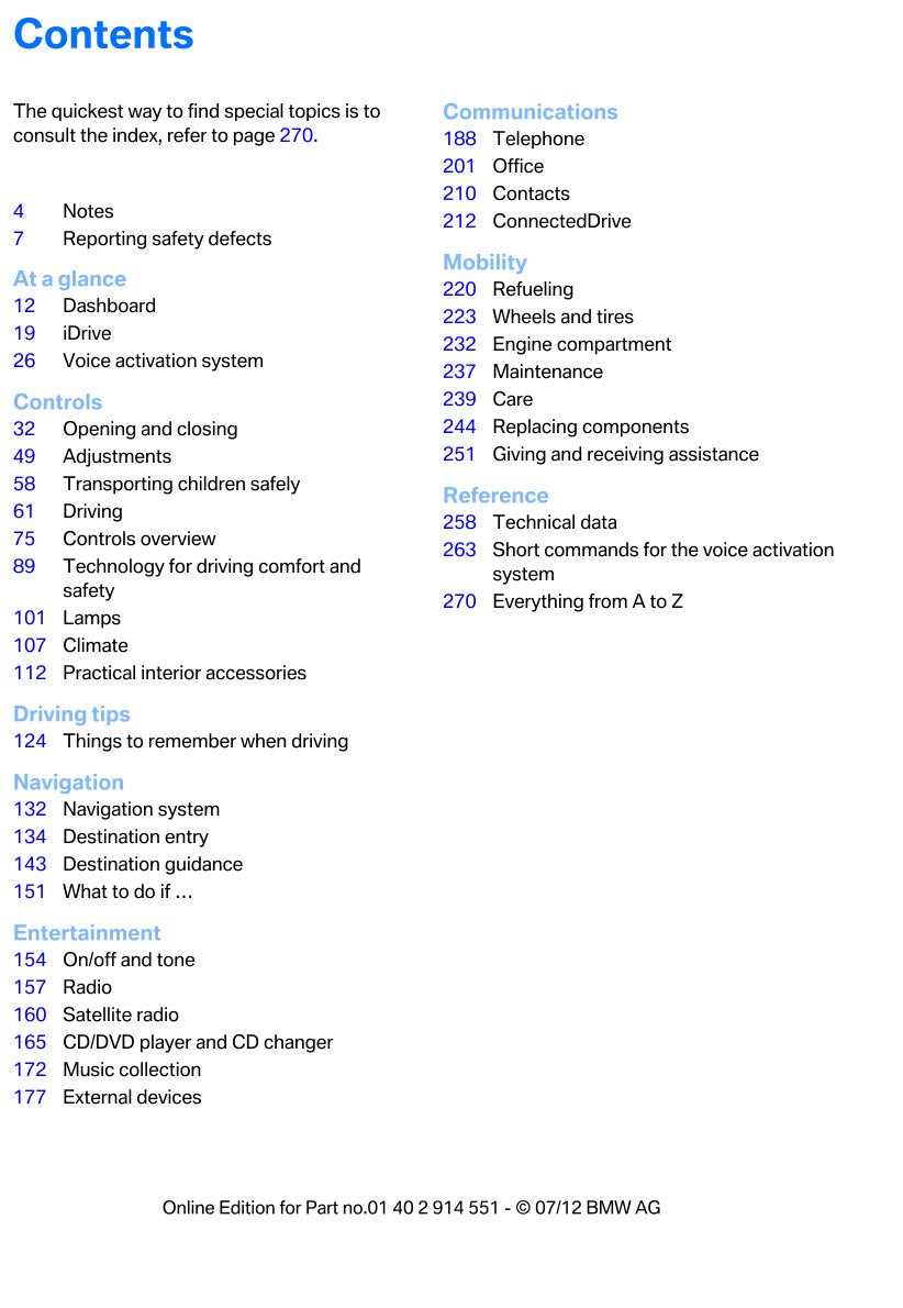 2013 bmw 128i owners manual