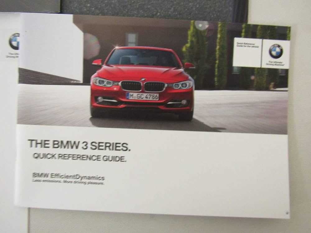 2013 bmw 3 series owners manual