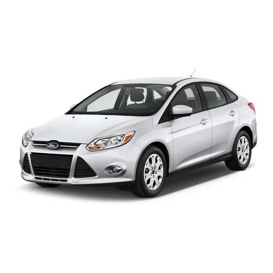 2013 ford focus electric owners manual