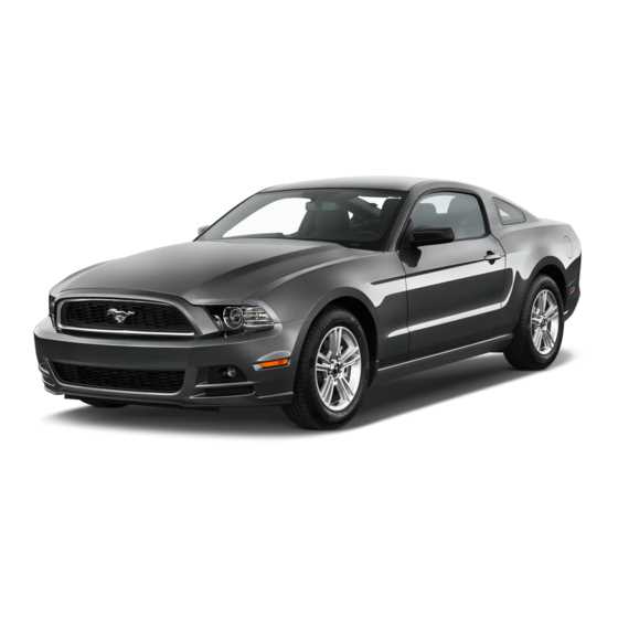 2013 mustang gt owners manual