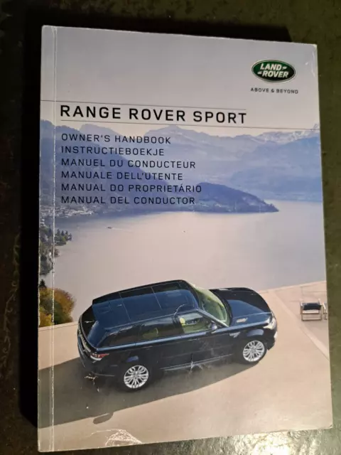 2013 range rover sport owners manual