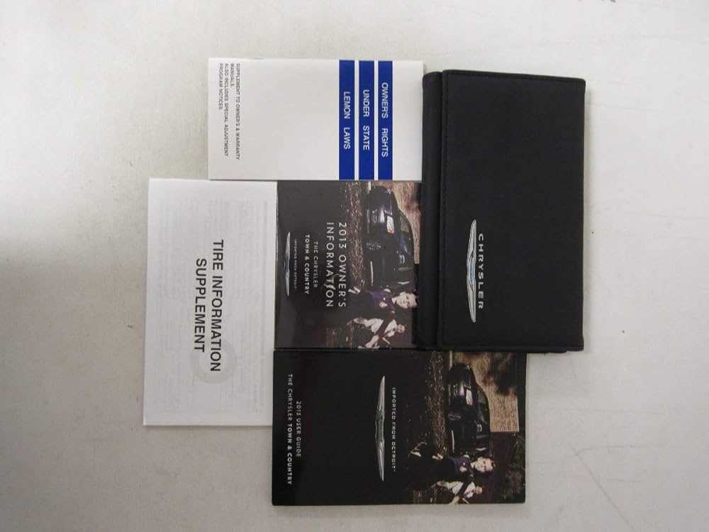 2013 town & country owners manual