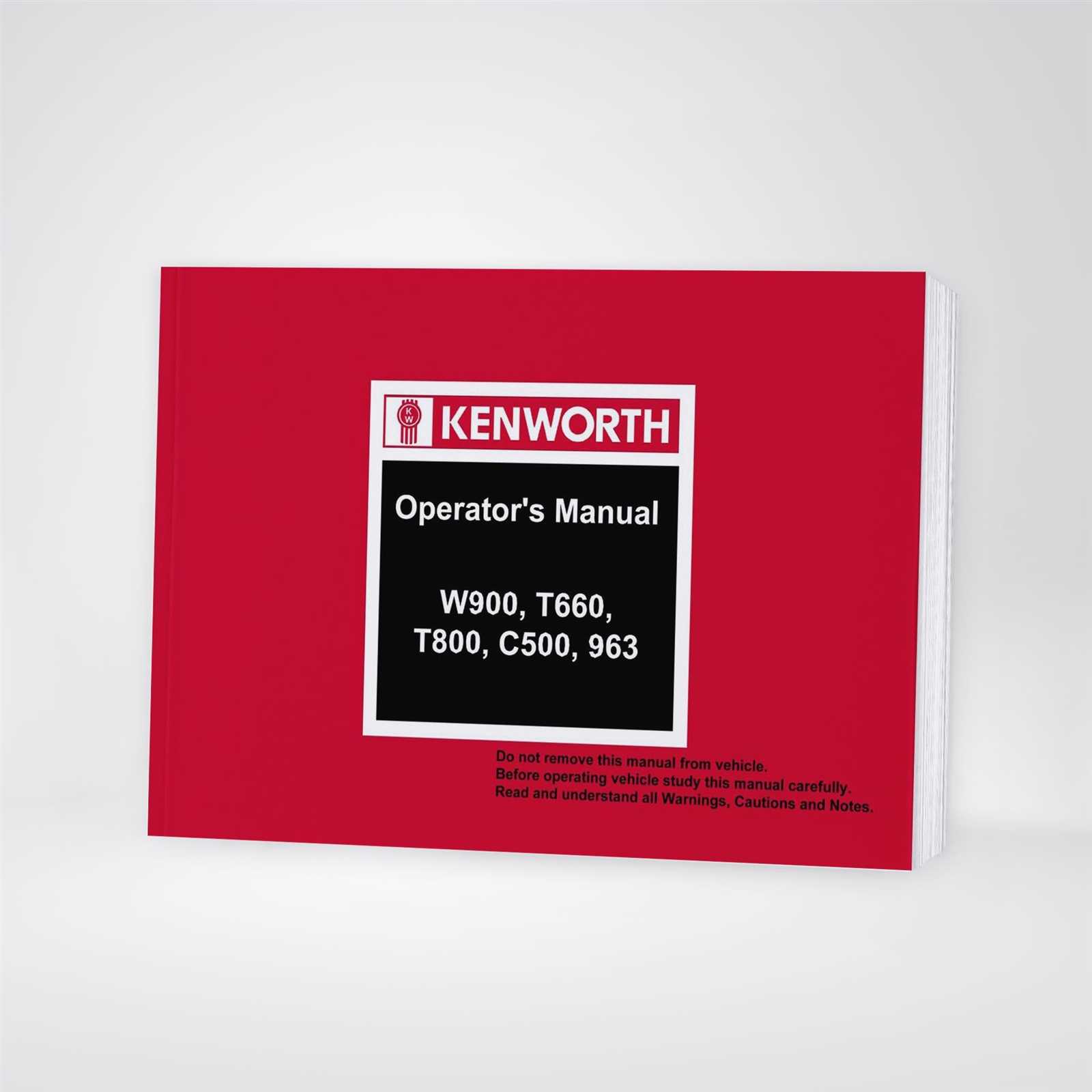 2013 kenworth t660 owners manual