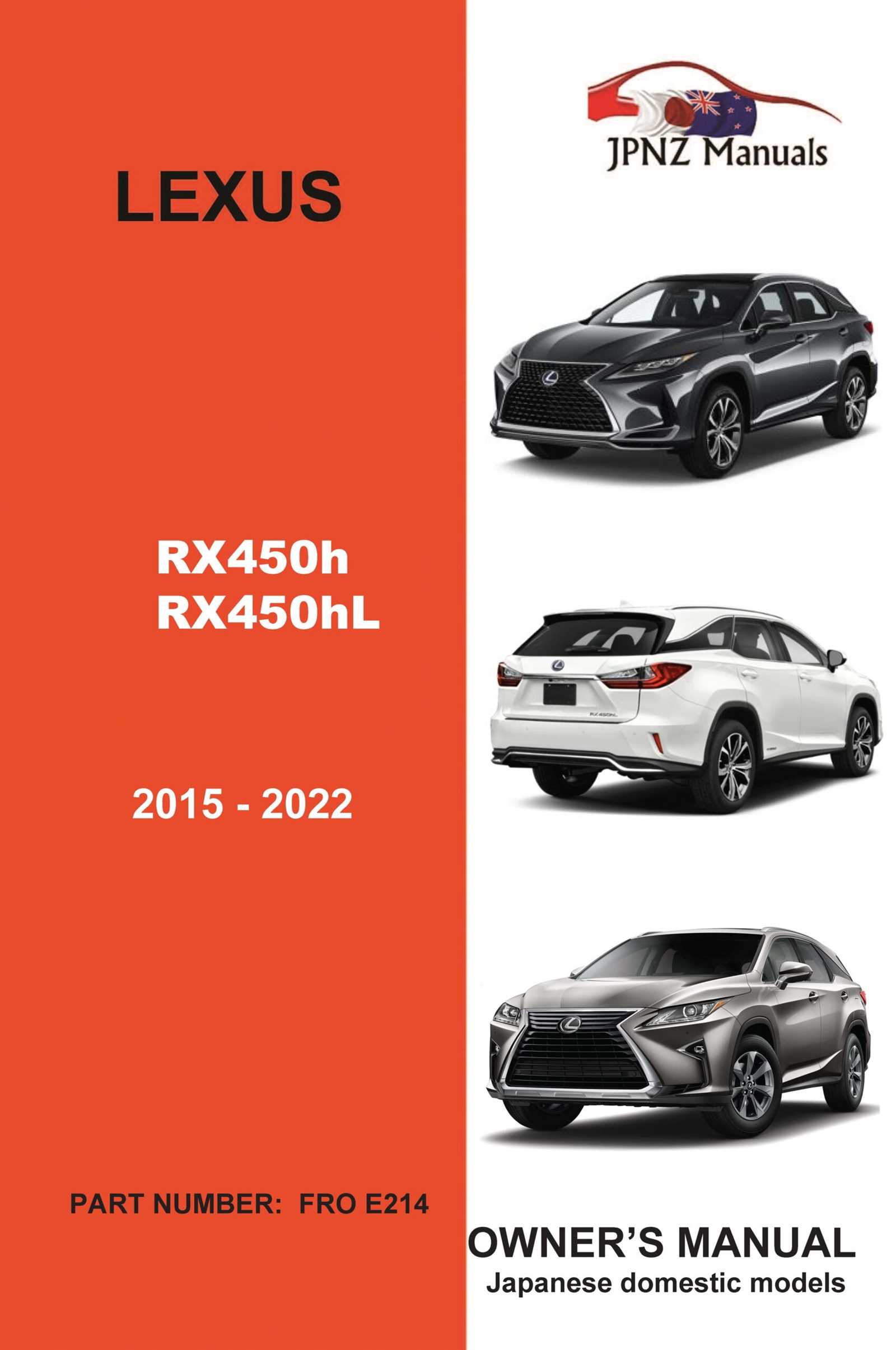 2013 lexus rx450h owners manual