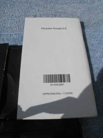 2013 town & country owners manual
