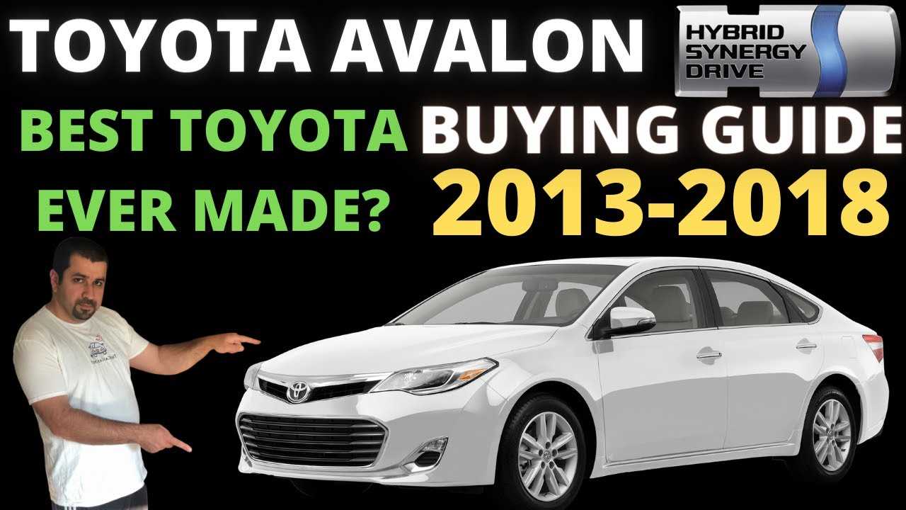 2013 toyota avalon hybrid owners manual