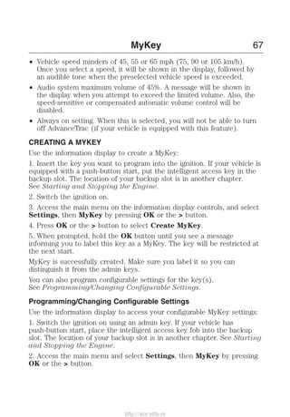 2014 ford edge limited owners manual