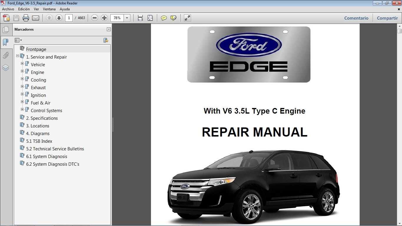 2014 ford edge limited owners manual