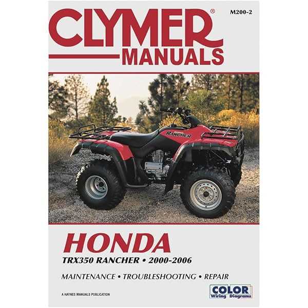 2014 honda rancher owners manual