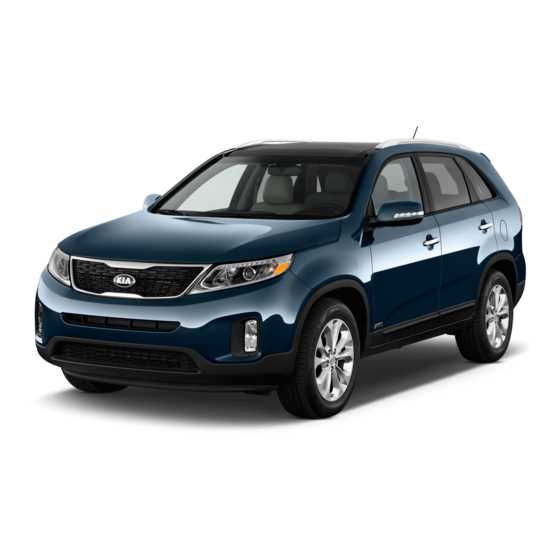 2014 kia sorento owners manual