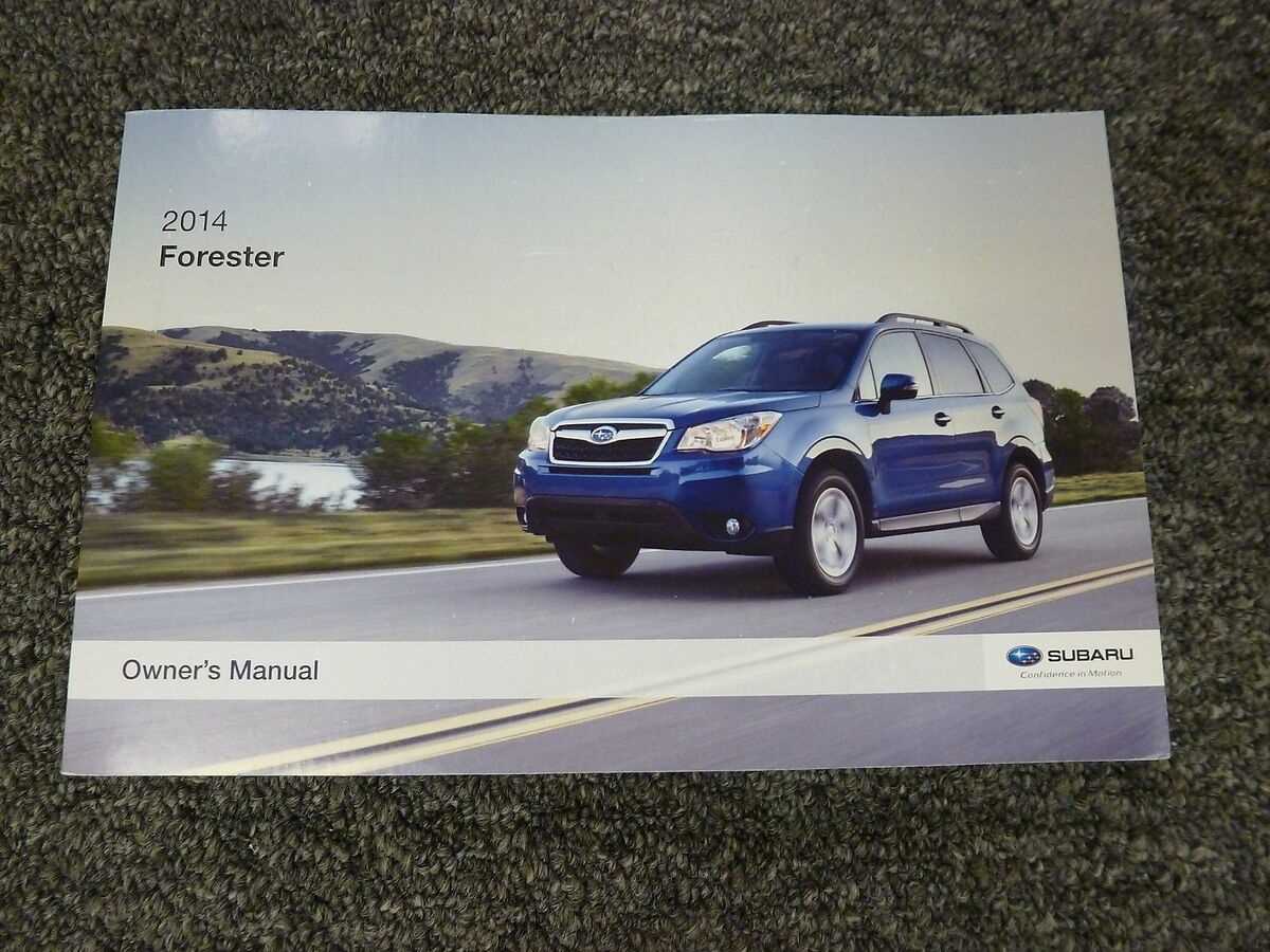 2014 subaru forester owners manual