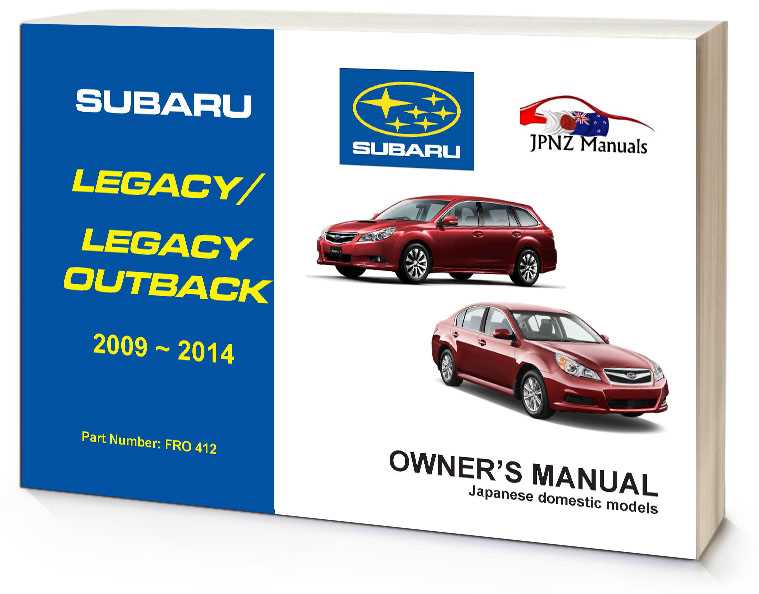 2014 subaru legacy owners manual