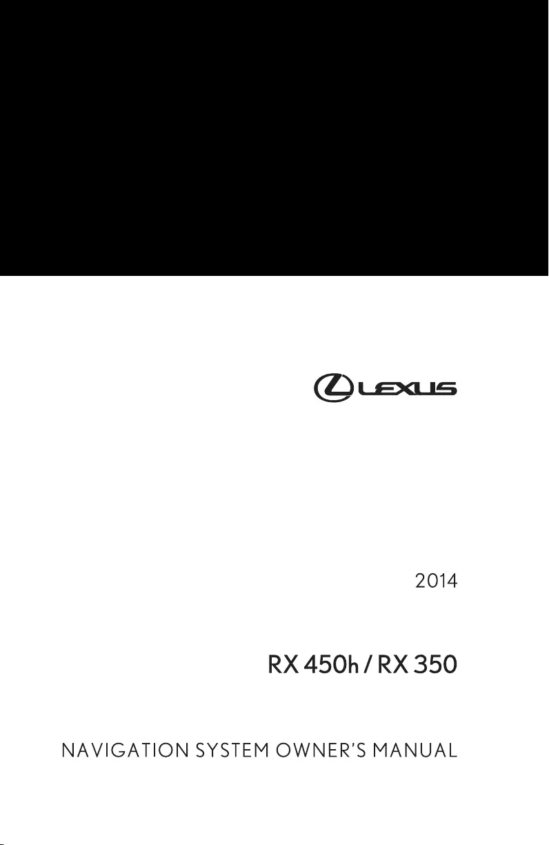 2014 lexus rx 350 owners manual