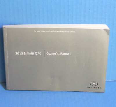 2015 infiniti q70 owners manual