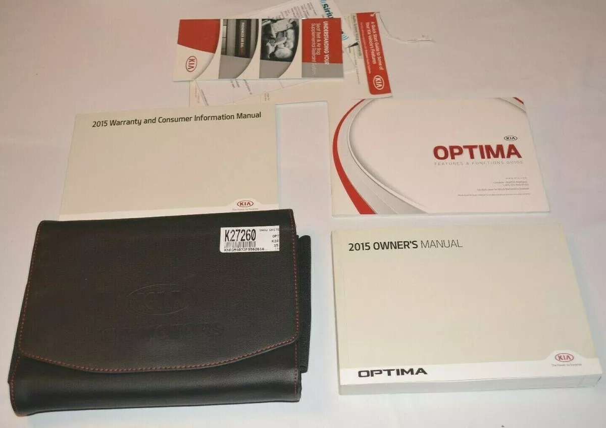 2015 kia optima owners manual