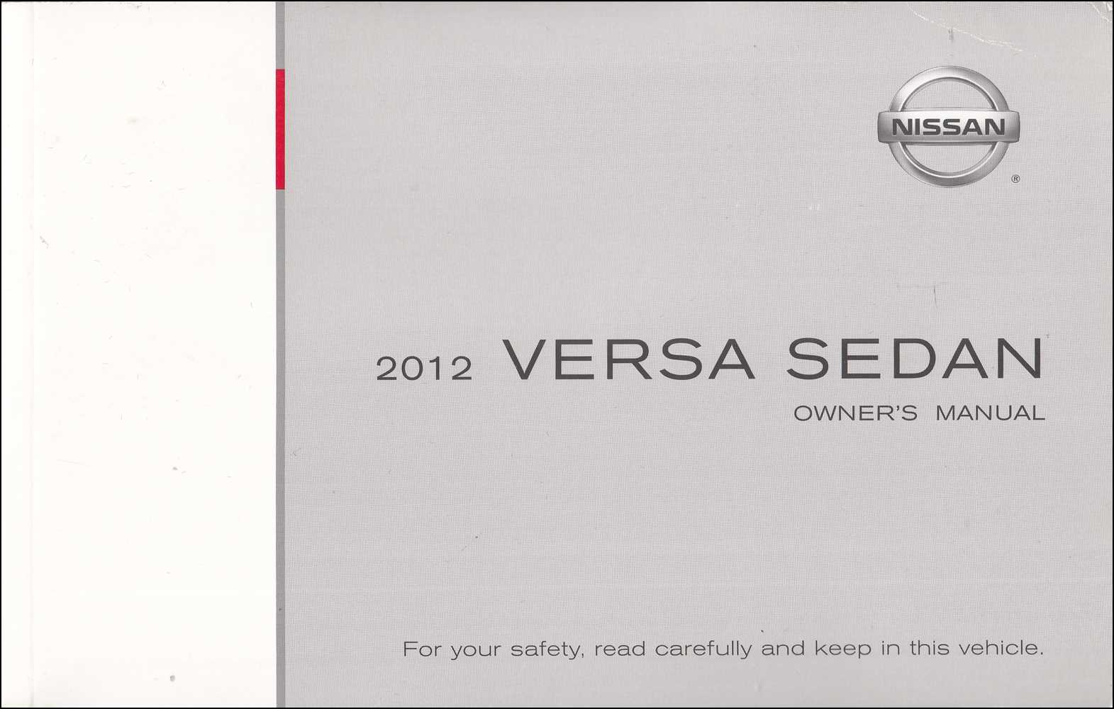 2015 nissan versa owners manual