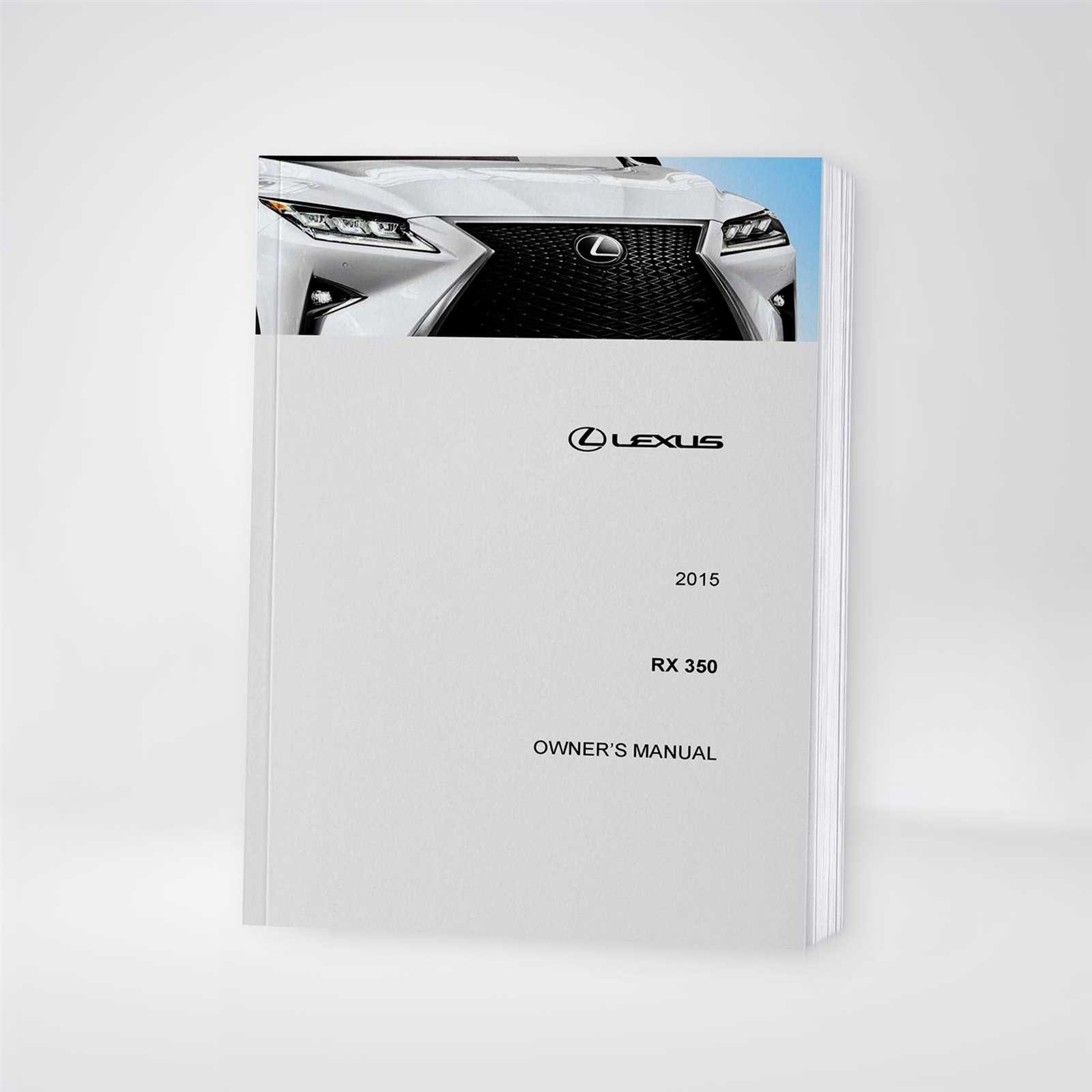 2015 rx350 owners manual
