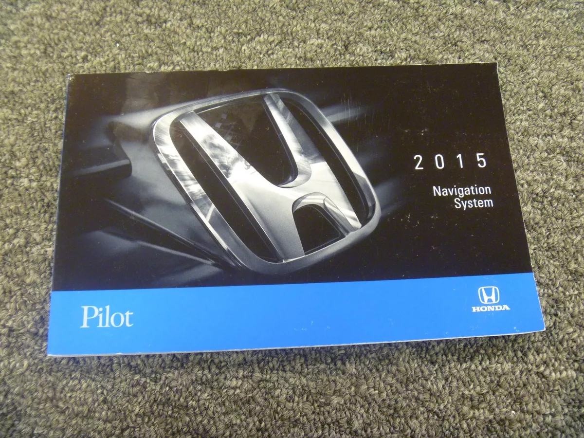 2015 honda pilot owners manual