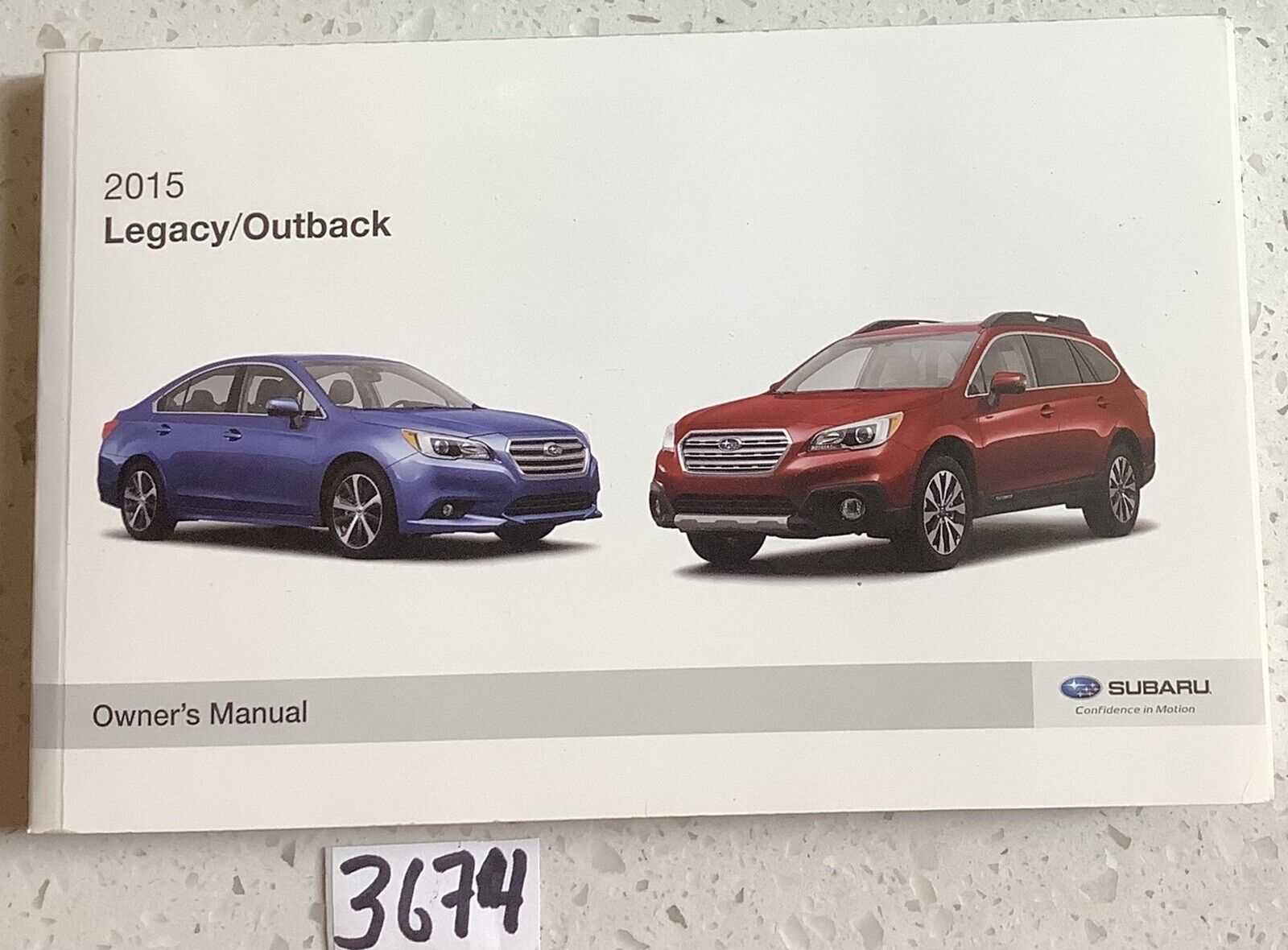 2015 subaru outback owners manual