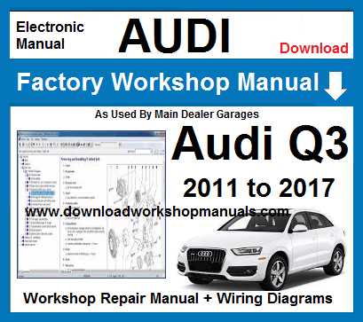 2016 audi q3 owners manual