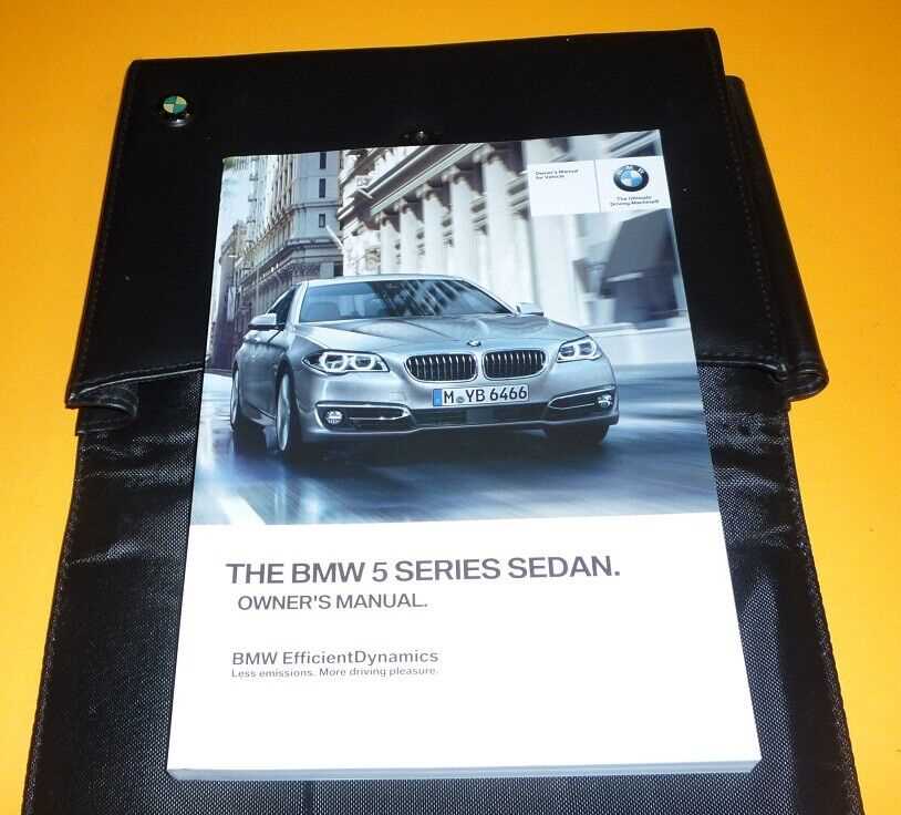 2016 bmw 5 series owners manual