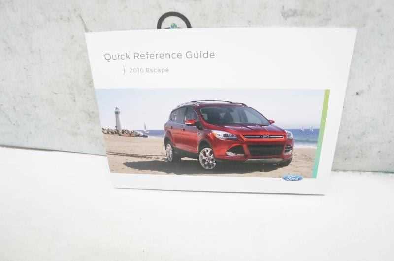 2016 escape owners manual