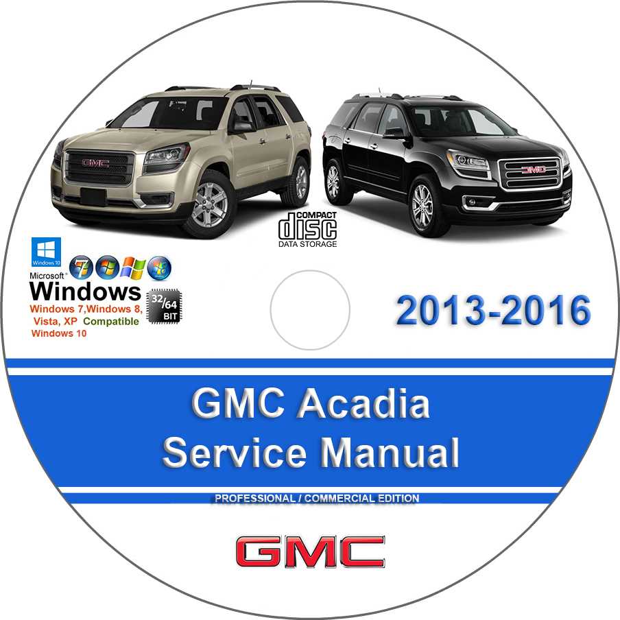2016 gmc acadia owners manual