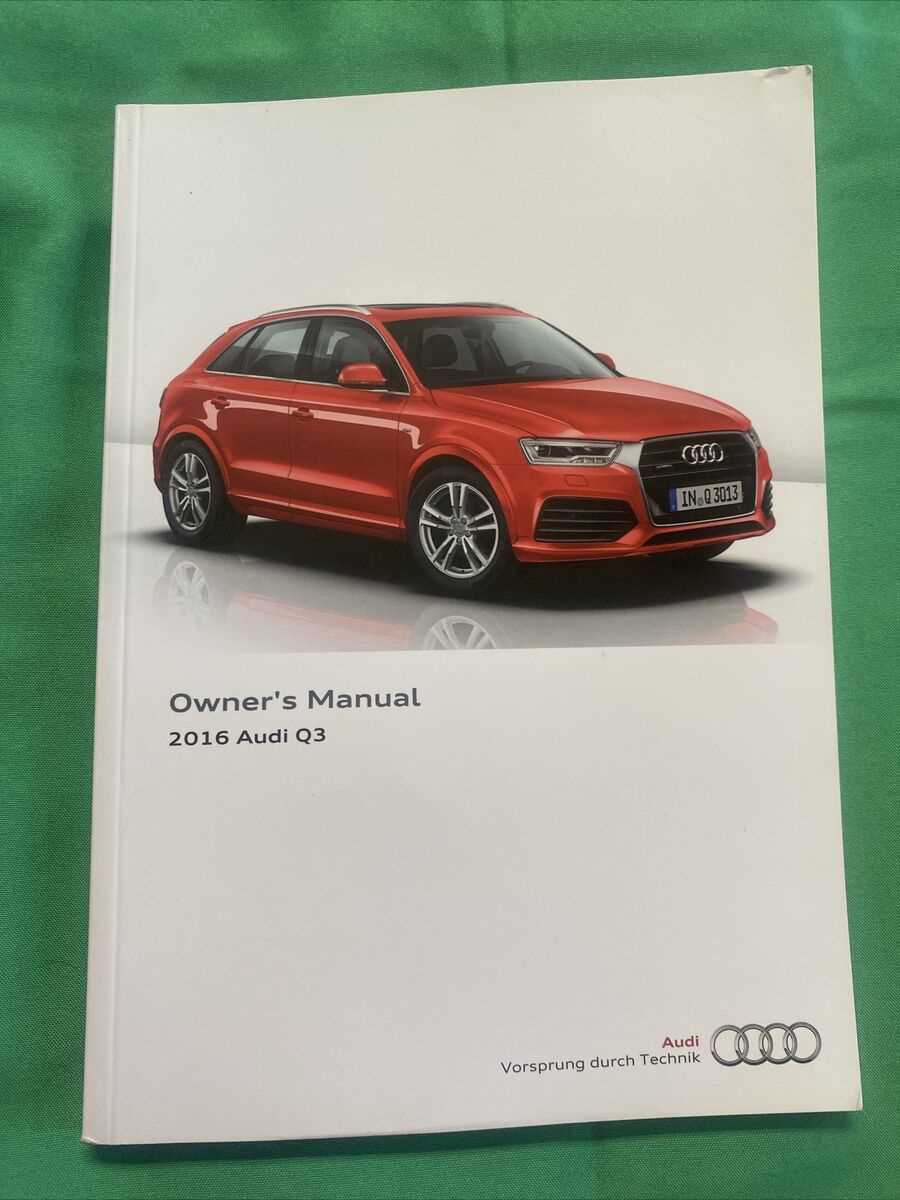 2016 audi q3 owners manual