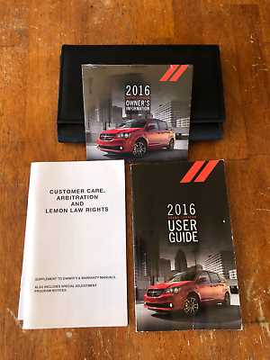 2016 dodge caravan owners manual