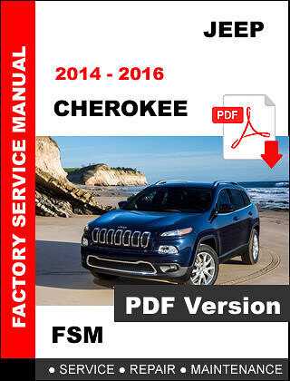 2016 jeep cherokee trailhawk owners manual