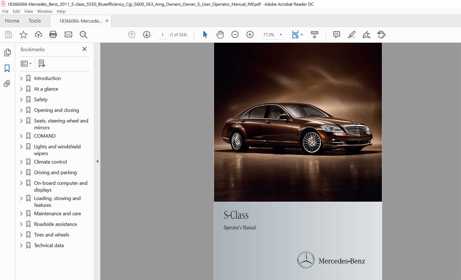 2016 mercedes s550 owners manual