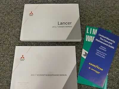 2016 mitsubishi lancer owners manual