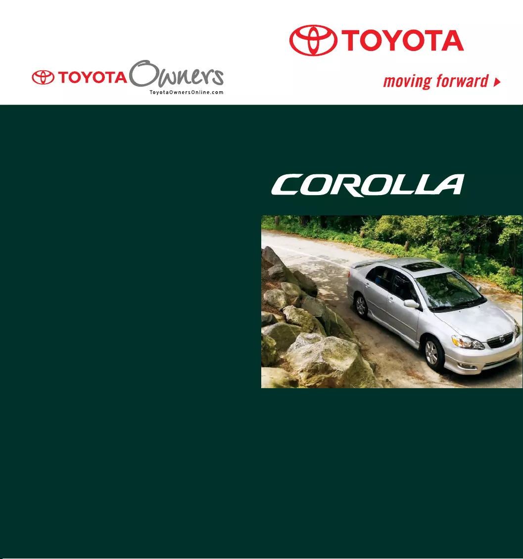 2016 toyota corolla le owners manual