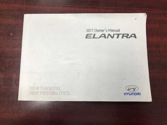 2017 elantra owners manual