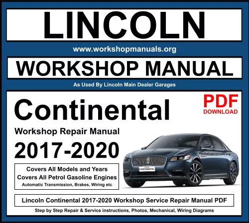 2017 lincoln continental owners manual