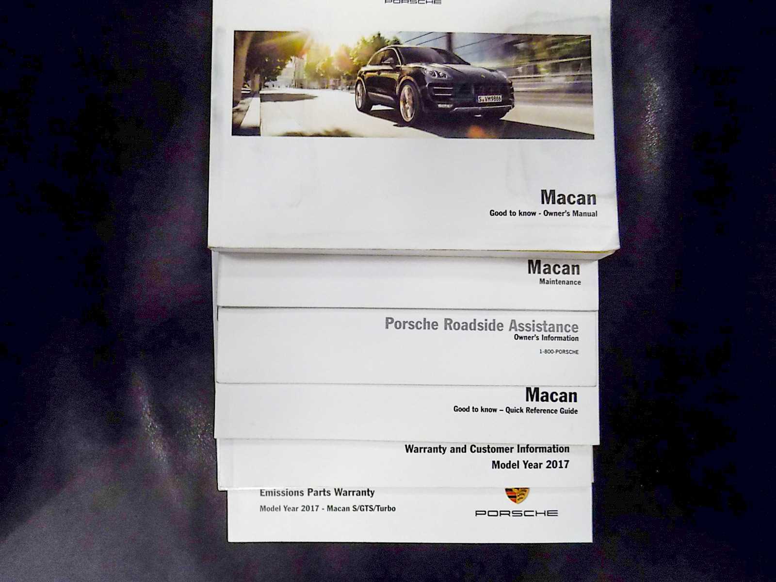 2017 porsche macan s owners manual