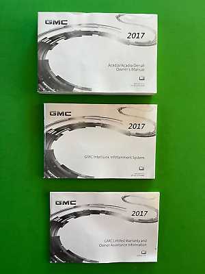 2017 gmc acadia limited owners manual