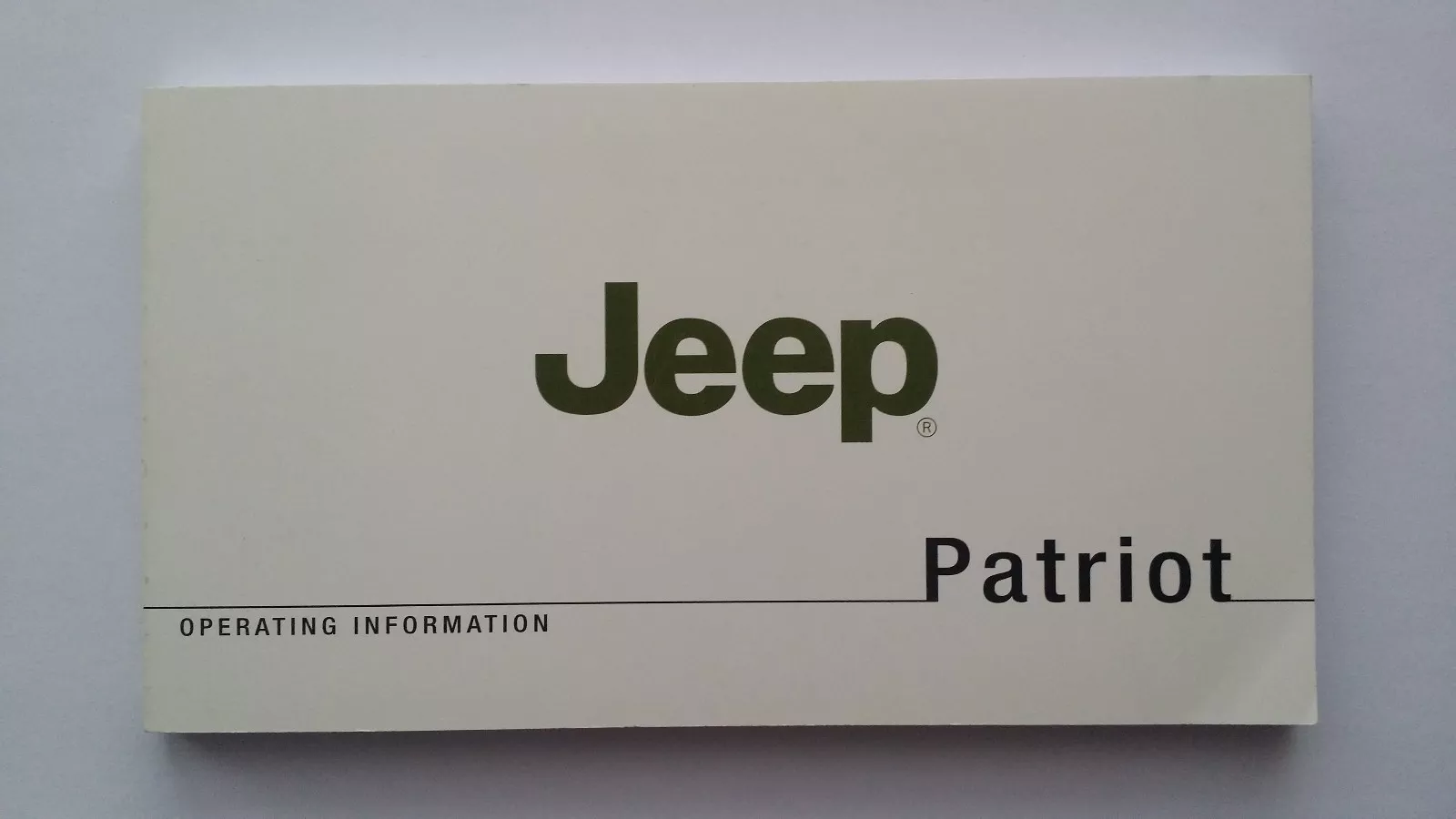 2017 jeep patriot owners manual