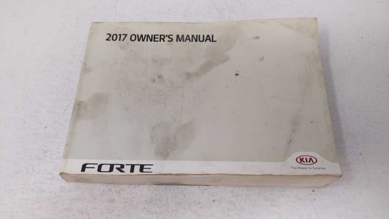 2017 kia forte owners manual