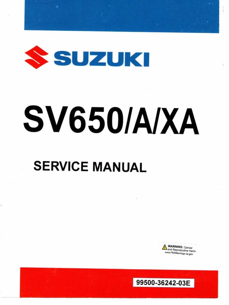 2017 suzuki sv650 owners manual