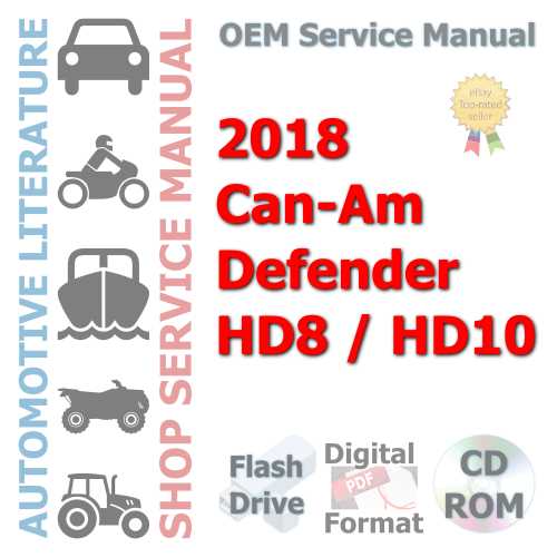 2018 can am defender owners manual
