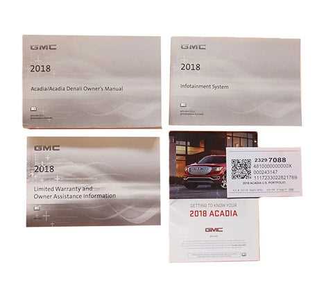 2018 gmc sierra owners manual